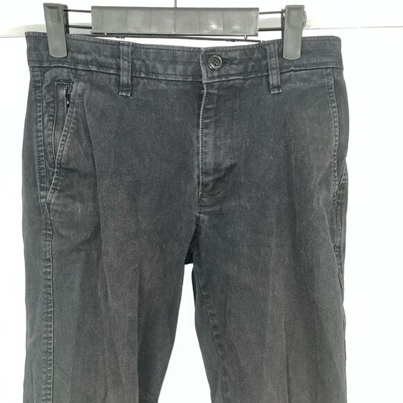 Dockers Ultimate Chino Slim Fit Smart Flex Black Pants Size 28w/30L - Picture 3 of 10